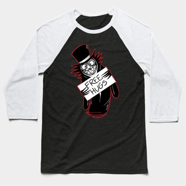 Free Hugs Mr. Babadook Baseball T-Shirt by Bat13SJx